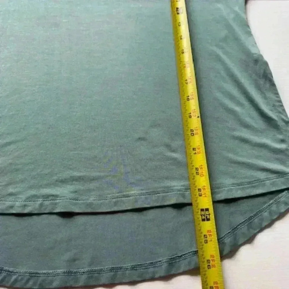 ALL IN MOTION Modal Blend Long Sleeve Tee Olive Green Sz XS - Picture 9 of 11